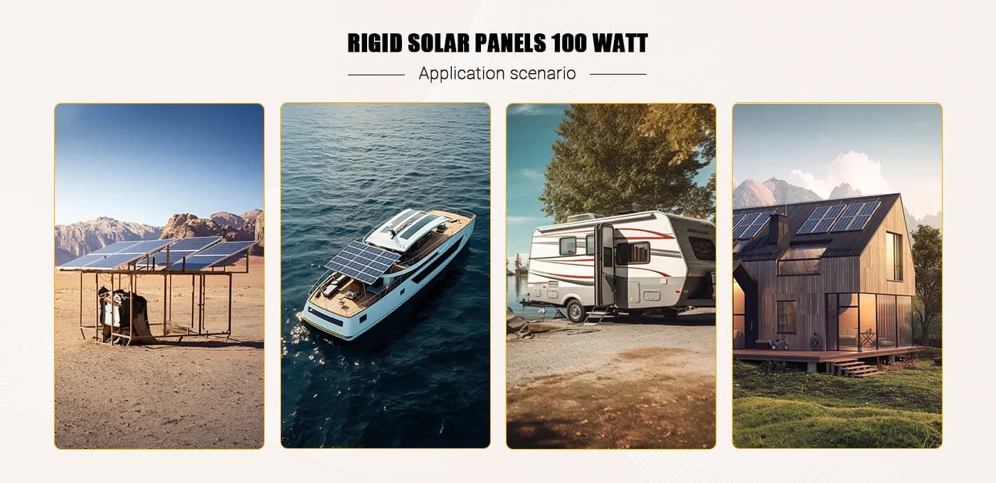 Rigid Solar Panels 100 Watt