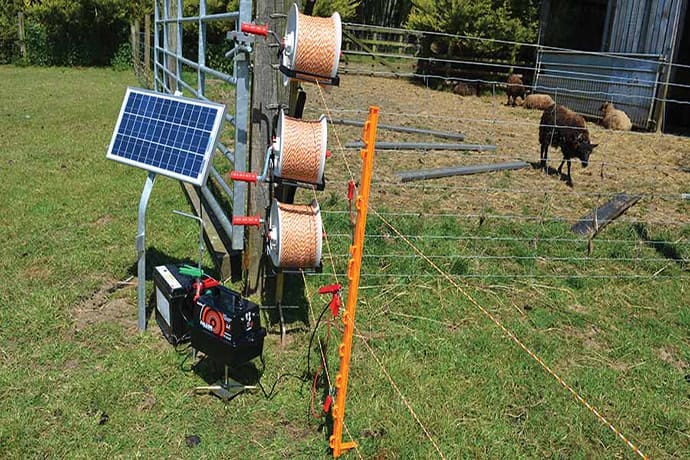 solar powered electric fence
